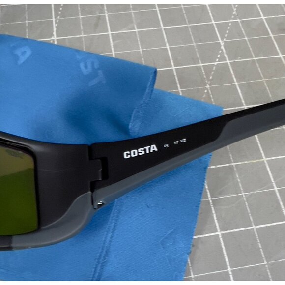 Costa Blackfin BL 11 Sunglasses Polarized 580P - Matte Black Frame w/Case & Clot - Picture 8 of 9